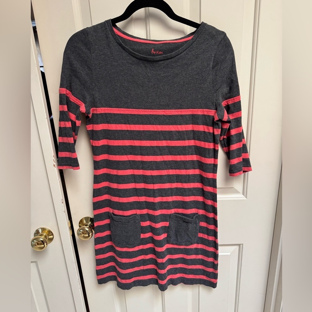 Boden Breton Striped Tunic Dress